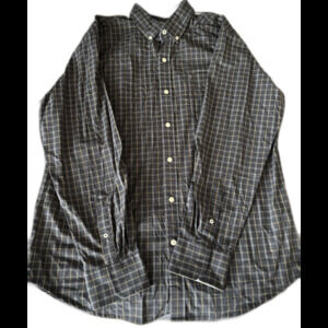 Izod Button Down Shirt Long Sleeve Size Large
